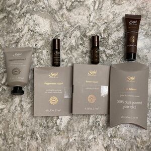Saje Brown and Gray Wellness Set